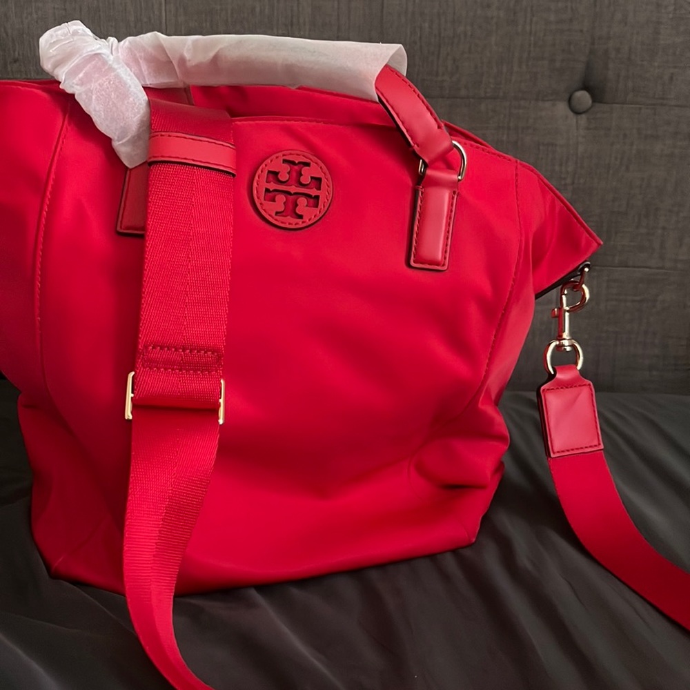Red Tory Burch bag